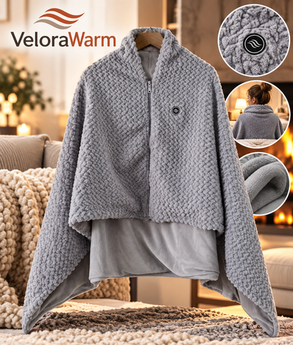 VeloraWarm™ CozyHeat Cape – Ultimate Winter Comfort